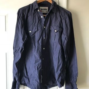 MENS long sleeve button up